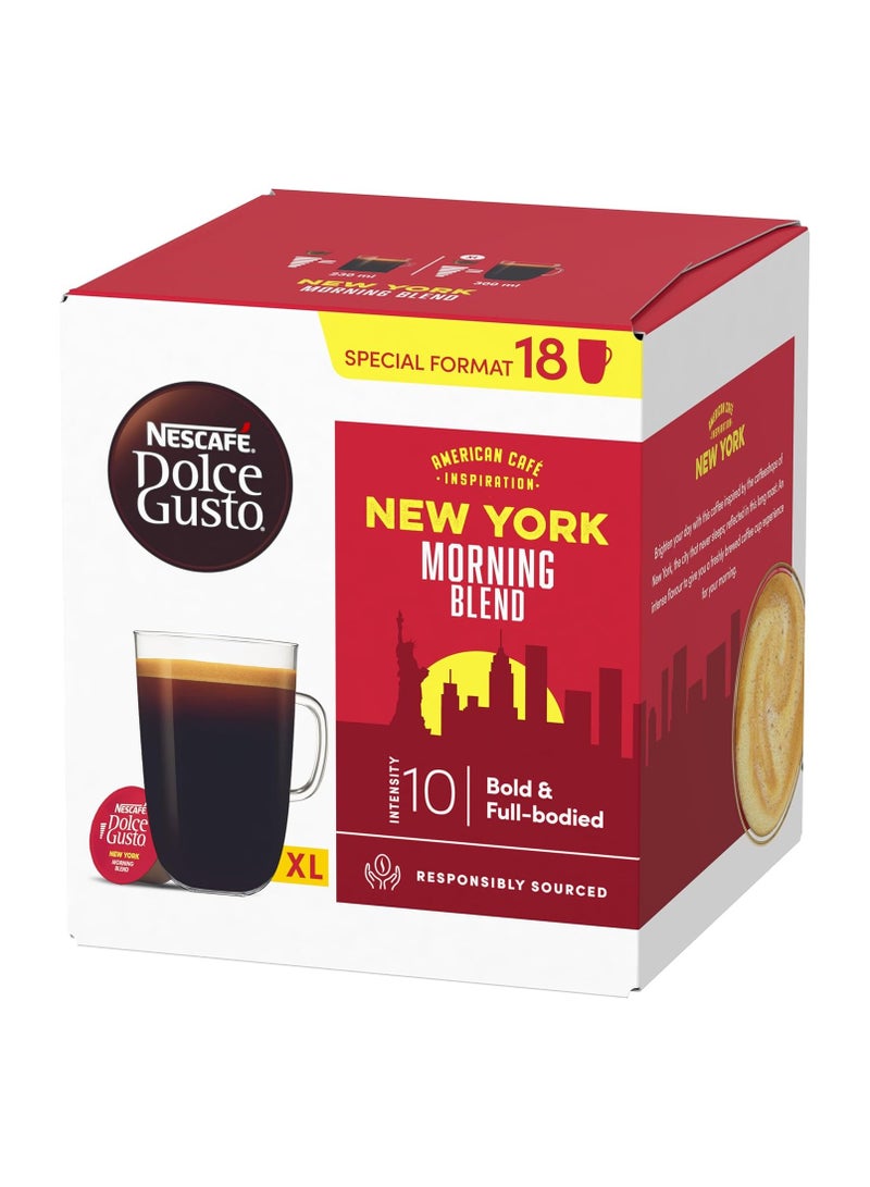 Dolce Gusto NESCAFÉ New York Morning Blend  18 capsules  1Pack 18 Cups - Image 1