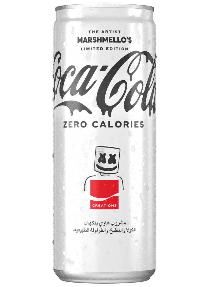 Coca-Cola - Marshmello Limited Edition Zero calories Pack of 6 (252ml Each) - Image 1