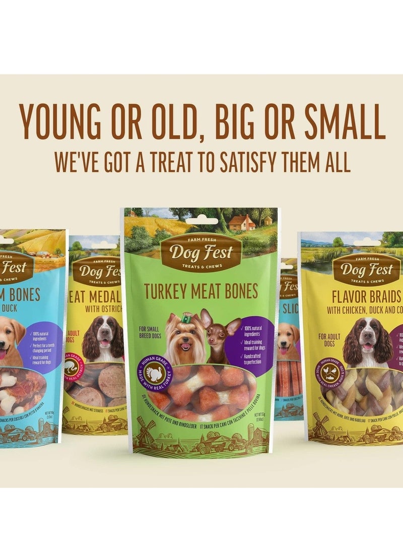 Dog Fest Slices With Goose For Small Breeds [Weight - 55g] - Image 5