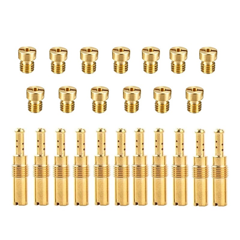 YUKIIATIF 24 Pcs Carburetor Jet Kit Main jet and Pilot slow jet For PWK Nibbi Keihin FCRMX PD PE PJ PZ PWK CVK GY6 99101393 N42421 Suzuki Honda - Image 3