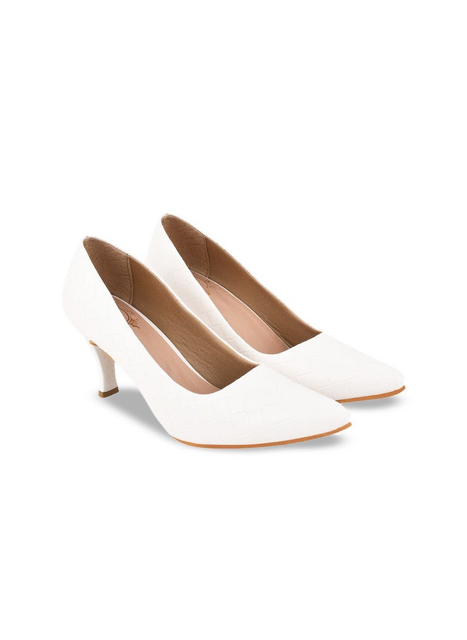 Shoetopia أحذية شوتوبيا للفتيات ذات الكعب المنخفض بتصميم مدبب ومُحكم - Image 2