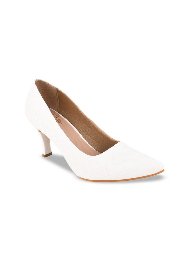 Shoetopia أحذية شوتوبيا للفتيات ذات الكعب المنخفض بتصميم مدبب ومُحكم - Image 3