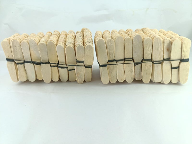 advancedestore Natural Wooden Ice Cream Spoons (3 inches) Pack of 1000 - Image 1