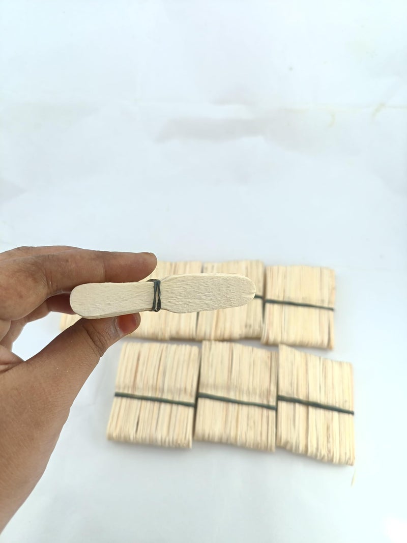 advancedestore Natural Wooden Ice Cream Spoons (3 inches) Pack of 1000 - Image 5