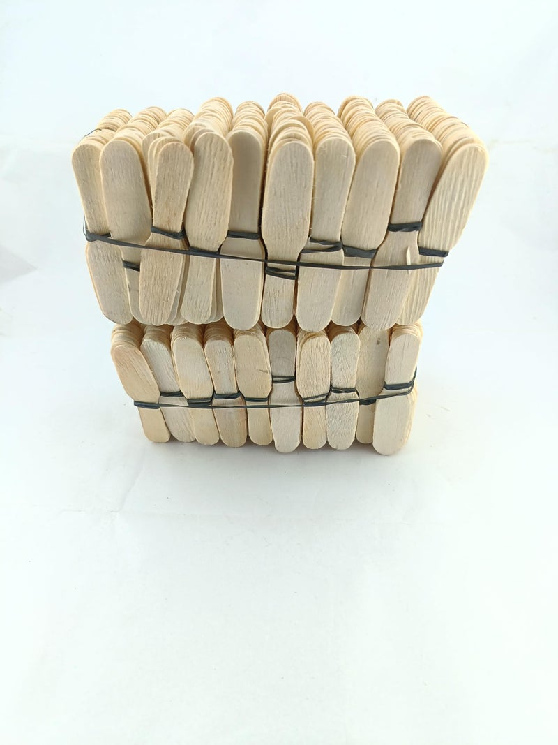advancedestore Natural Wooden Ice Cream Spoons (3 inches) Pack of 1000 - Image 2