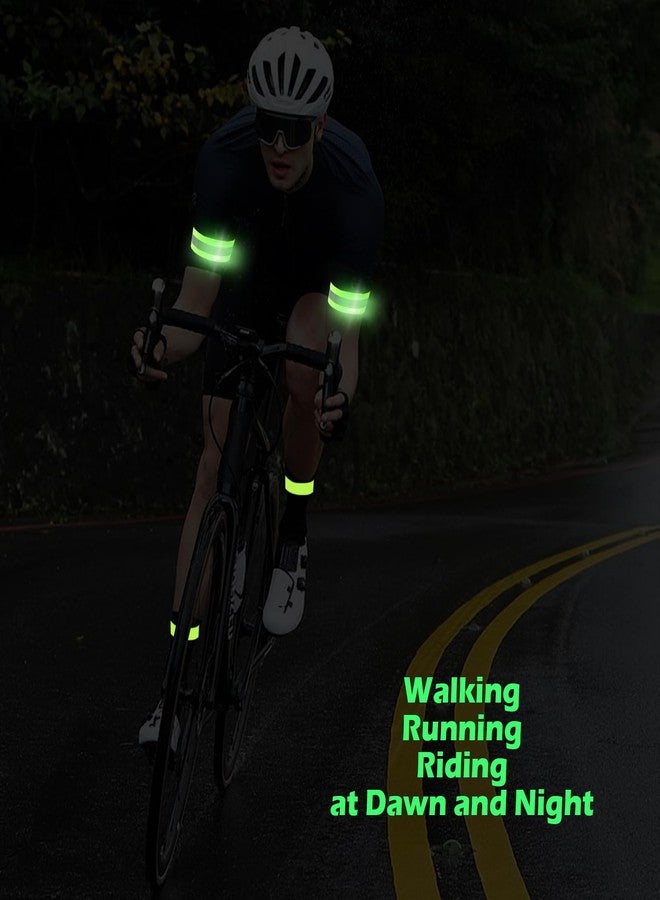 Jaxbo 5 Pcs Reflective Running Gear, High Visibility Reflective Sash for Walking at Night，Reflective Vest with Reflective Armbands,Perfect for Men, Women and Kids Walking Running Cycling - Image 5