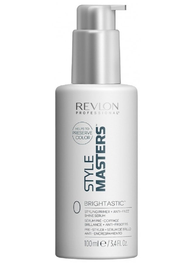 Revlon Professional Style Masters 0 Brightastic Pre-Hair Serum Shine + Anti-Frizz 100 ml - Image 1