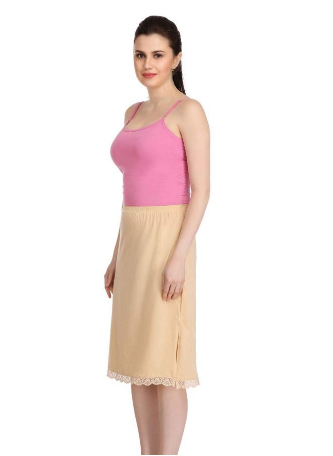 Splash Cotton Rich Regular Skirt Slip for Women - Knee Length Beige - pzsku/Z745711E324CC760B6DA2Z/45/_/1740118188/2e38121a-6b5f-4055-b844-188c28eaa0ee