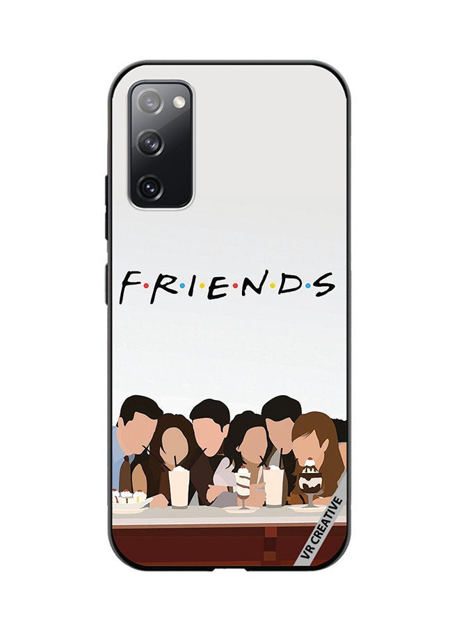 VR CREATIVE Protective Case Cover For Samsung Galaxy S20 FE 5G Friends Design Multicolour - Image 1