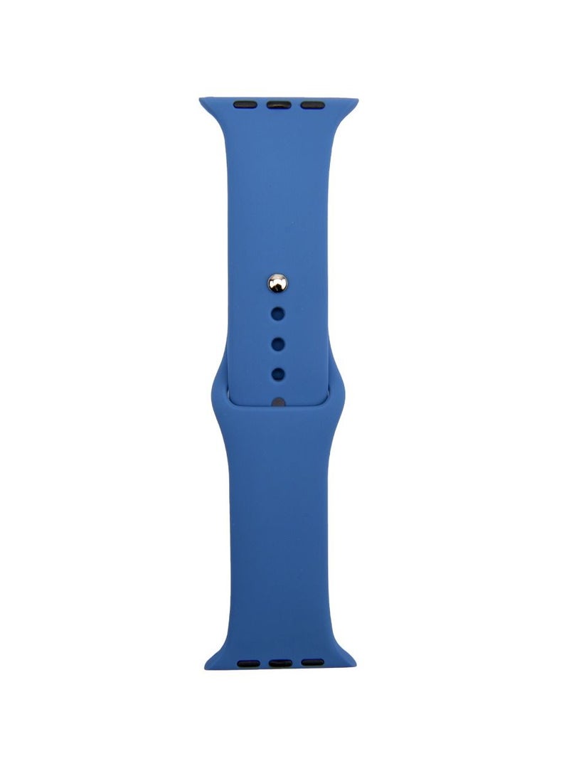 Apple Watch Band 41mm Soft Silicone Sport Band Replacement Wrist Strap Compatible for iWatch Apple Watch Series 7 (41mm) - Image 2