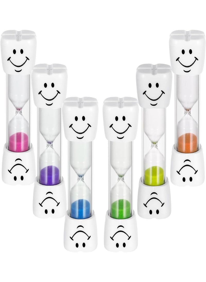 ساعة رملية تعليمية علي شكل اسنان للأطفال 2-3 دقيقة - قطعة واحدة -لون عشوائى - Image 1