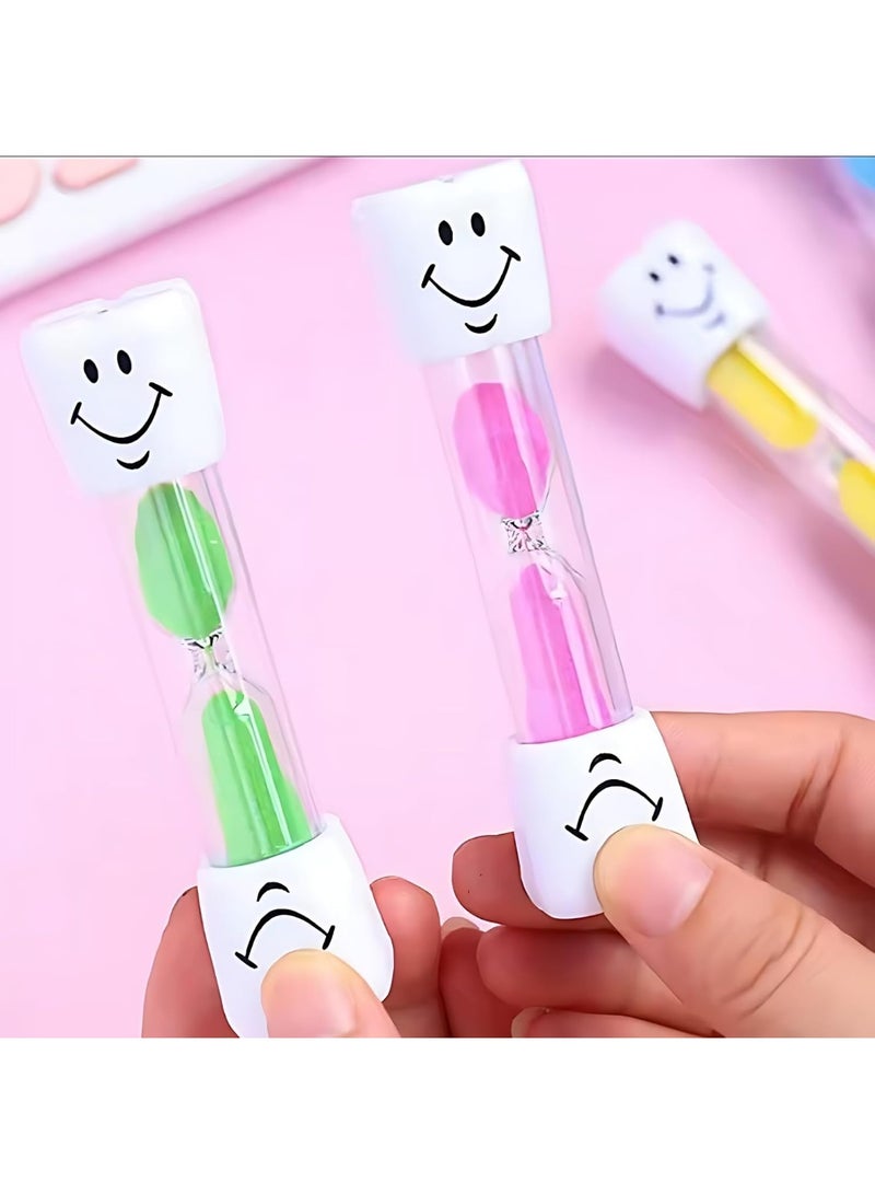 ساعة رملية تعليمية علي شكل اسنان للأطفال 2-3 دقيقة - قطعة واحدة -لون عشوائى - Image 2