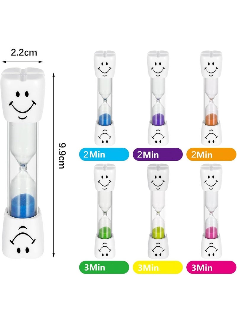 ساعة رملية تعليمية علي شكل اسنان للأطفال 2-3 دقيقة - قطعة واحدة -لون عشوائى - Image 5