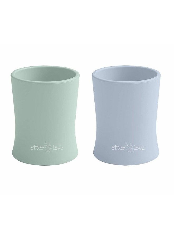 otterlove - Silicone Baby & Toddler Training Cup Pediatric Ot Approved 100% Platinum Pure Lfgb Silicone Unbreakable Plastic Free Tiny Cup Perfect For Baby Led Weaning - Image 1