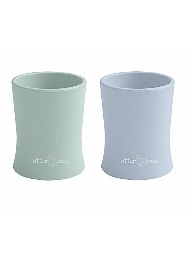 otterlove - Silicone Baby & Toddler Training Cup Pediatric Ot Approved 100% Platinum Pure Lfgb Silicone Unbreakable Plastic Free Tiny Cup Perfect For Baby Led Weaning - Image 1