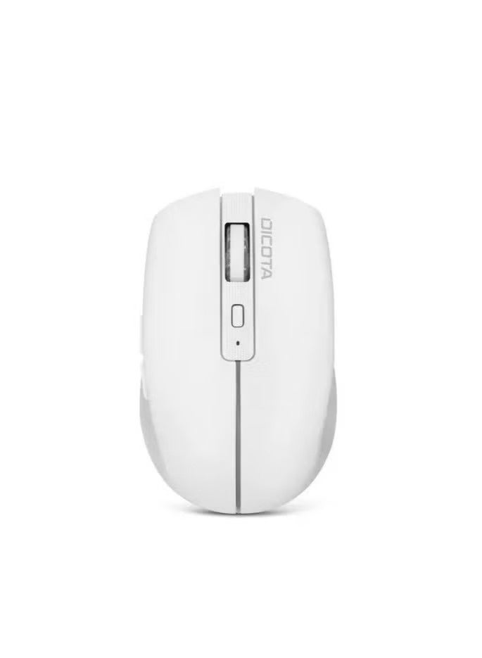 ديكوتا ماوس بلوتوث مكتبي قابل لإعادة الشحن DICOTA D32045، أبيض - Image 1