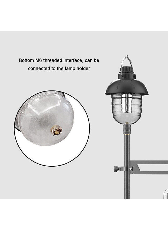 Multifunctional Outdoor Metal Handle Retro Lantern Camping Rechargeable Portable Tent Light Stepless Dimming Fishing Travel Lighting Equipment Greem - Image 4