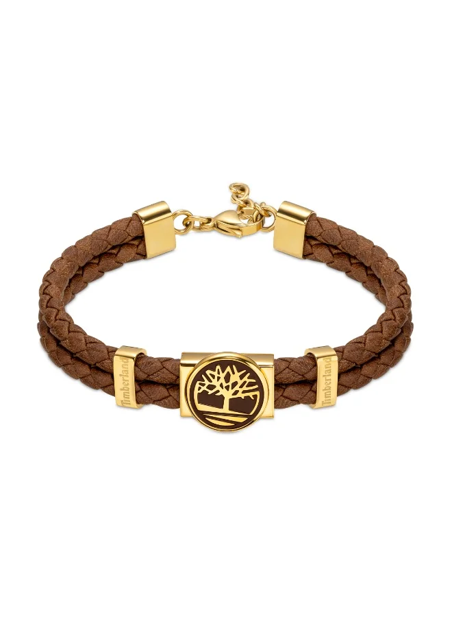 تمبرلاند Aandroscoggin Dark Brown Leather Bracelet for Men
