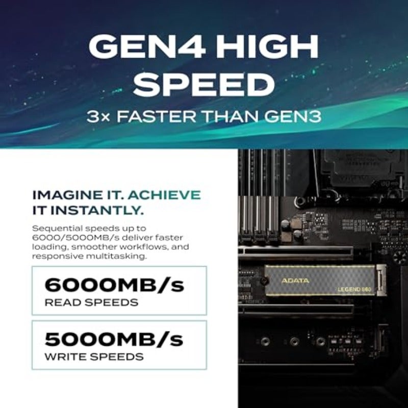 Ssd Legend 860 500gb Pcie 4x4 5000 3000 Mb s M.2 sleG-860-500gcs - Image 4