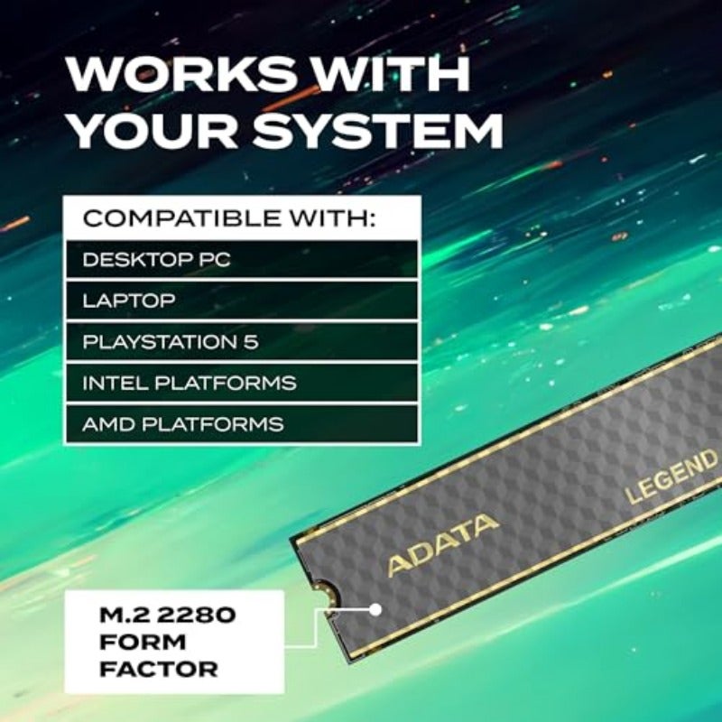 Ssd Legend 860 500gb Pcie 4x4 5000 3000 Mb s M.2 sleG-860-500gcs - Image 5