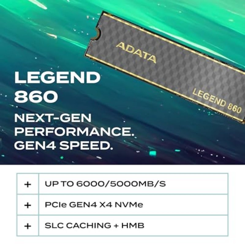 Ssd Legend 860 500gb Pcie 4x4 5000 3000 Mb s M.2 sleG-860-500gcs - Image 2