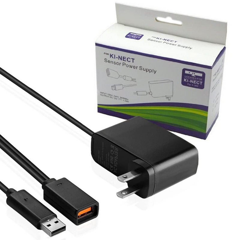 Xbox 360 Kinect Replacement Sensor System USB Charger AC Power Adapter Cable - Image 3