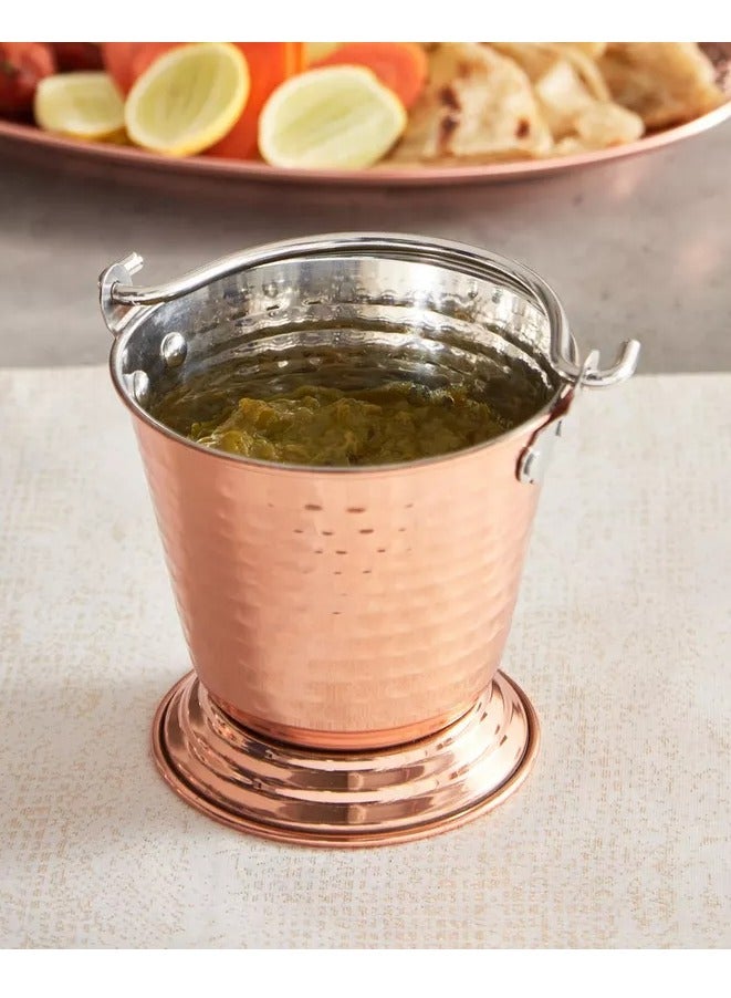 هوم بوكس دلو صلصة نحاسي لامع - 10.75 سم - Image 1