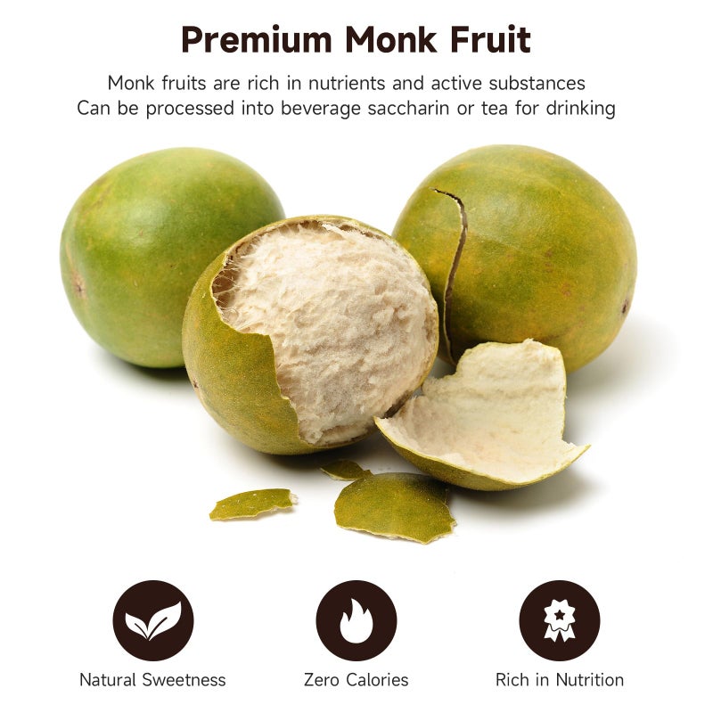 محلي فواكه الراهب SPICEEL مع الأليوز - بديل السكر الأبيض، للقهوة، الشاي، بدون إريثريتول، خالي من الغلوتين، نباتي، مناسب للكيتو، بديل السكر (8 أونصات) - Image 3