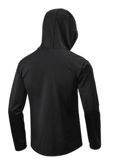 Loquat Men Quick Dry Breathable Elastic Coat Black  - Image 2