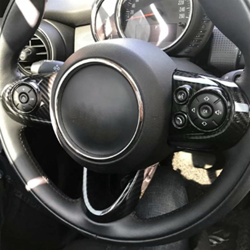 Wivplex Carbon Fiber Steering Wheel Cover Trim for BMW & MINI - Image 4