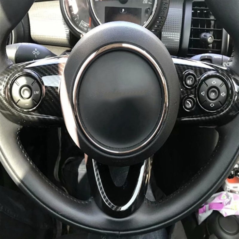 Wivplex Carbon Fiber Steering Wheel Cover Trim for BMW & MINI - Image 5