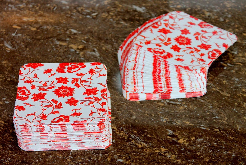 esplanade Disposable Printed Paper Coasters (Set of 100) - Use and Throw Reversible Paper Coasters-Perfect for Bar, Hotel, Restaurant purpose & Parties. - Image 1