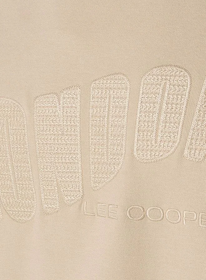 لي كوبر Lee Cooper Regular Fit Crew Neck Embroidered T-shirt