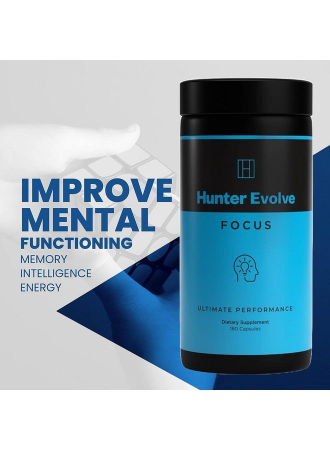 ROAR AMBITION Genuine Hunter Focus Premium Nootropic Brain Supplement for Memory and Focus - US Made with All Natural Ingredients Incl L-Theanine, Bacopa Monnieri & Lion's Mane - Image 3