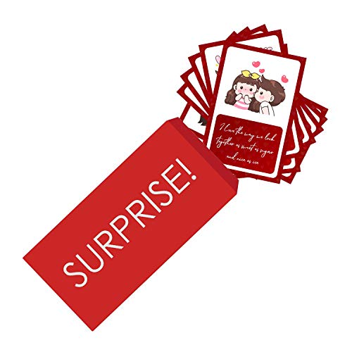 PUREZENTO Love You Forever: Love Story Romantic Cards: Cute Messages Cards Gift For Couples On Anniversaries,Valentines Set Of 9 Cards,Anniversary - Image 5