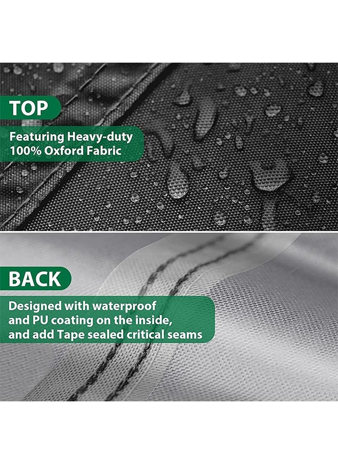 Hihonor - Patio Furniture Set Cover,Outdoor Combination Sofa Cover,Waterproof Sunscreen Dustproof,Wear-Resistant and Durable,Suitable for Table/Chair/Coffee Table(250*200*80cm) - Image 1