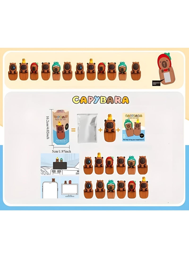 كابيبارا صندوق هيبرز بلايند - عبوة من مجسم صغير مزخرف - مجموعة ممتعة للمراهقين والبالغين وهواة التماثيل الصغيرة - Image 4