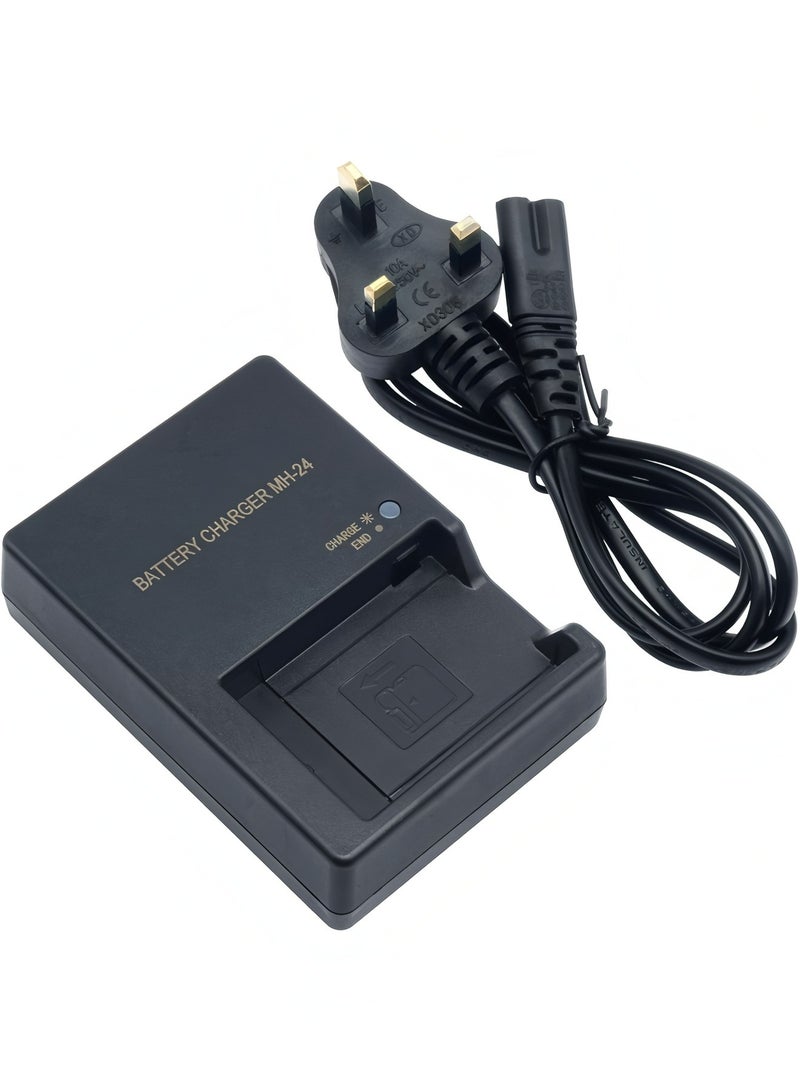 Flyview Camera Battery Charger MH-24 Charger compatible with Nikon D3100, D5100, D5200,D3300,D3200, P7000, P7100 for EN-EL14 Battery - Image 1