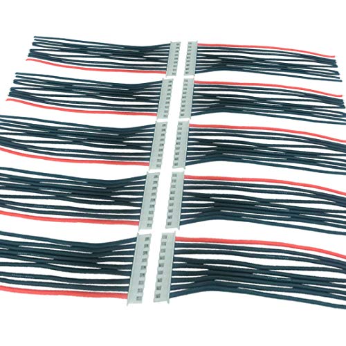 FLY RC 10pcs JST-XH 8S Balance Plug Extension Lead Wire Balance Wire for LiPo Battery Balance Charging (10pcs 8s) - Image 1