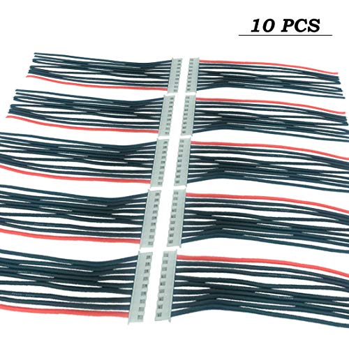 FLY RC 10pcs JST-XH 8S Balance Plug Extension Lead Wire Balance Wire for LiPo Battery Balance Charging (10pcs 8s) - Image 3