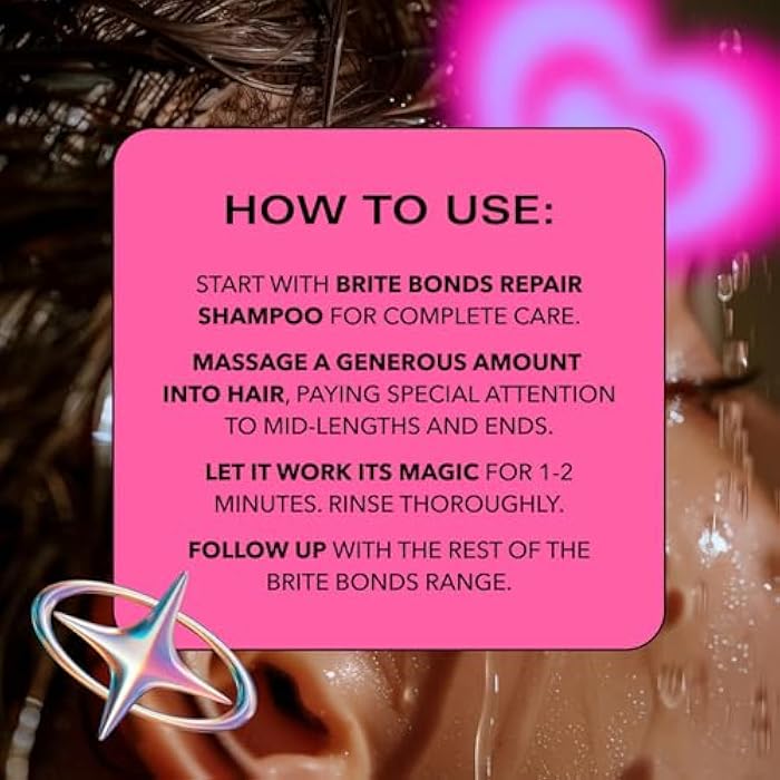 Brite Bonds Repair Conditioner with Peptides - Reverse All Types of Hair Damage & Enhance Shine with Nourishing Oils - Vegan Cruelty-Free Salon Grade - Pairs with Bonds Shampoo (6.76 Fl Oz) - Image 5