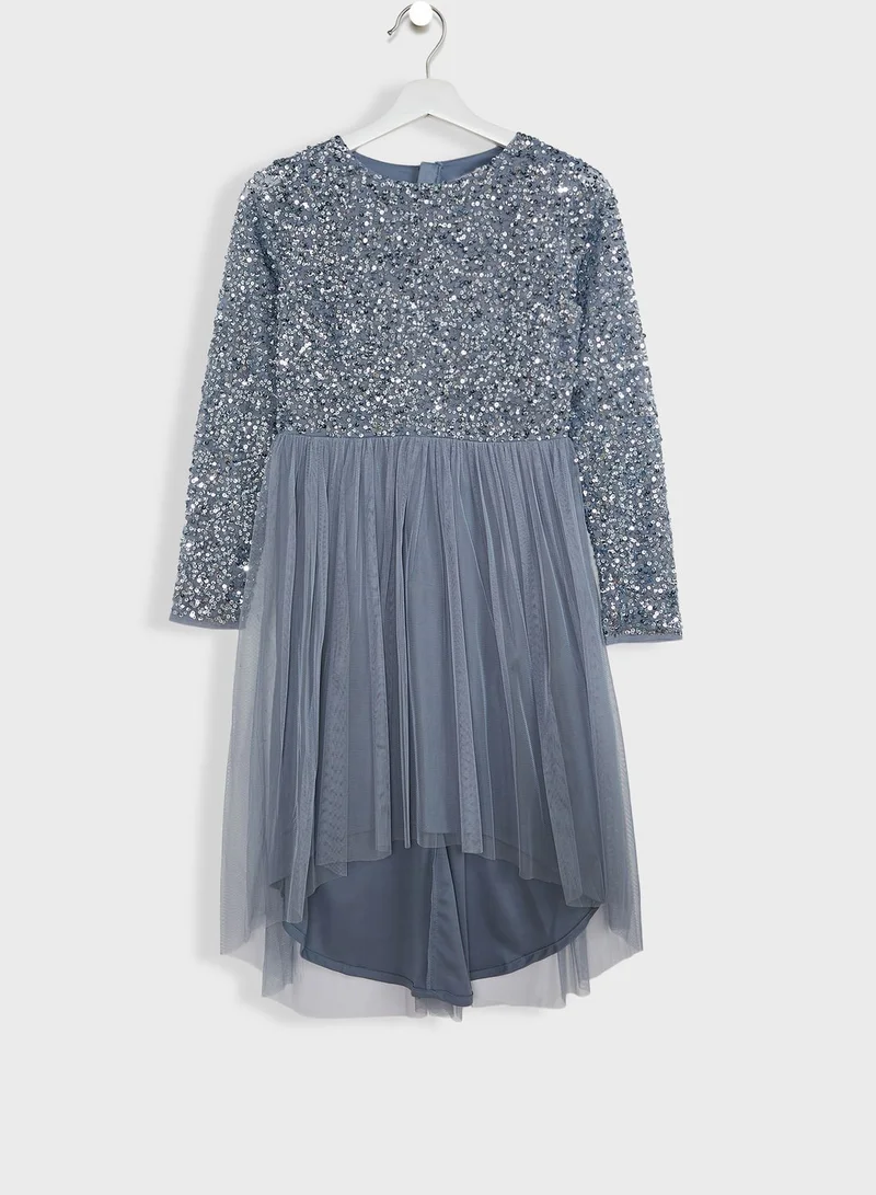 Mini Maya Kids Embellished  Dress