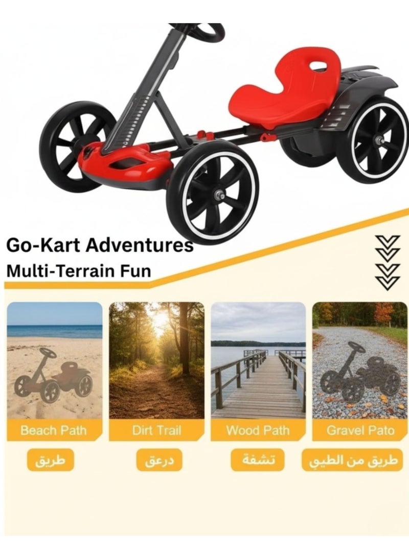 Portbae Kids Foldable Electric Ride-On Car with Remote Control | 4-Wheel Toy Car, Safe Frame & Easy Steering | Dual Battery, Up to 50 kg | Ages 4+ - Image 2