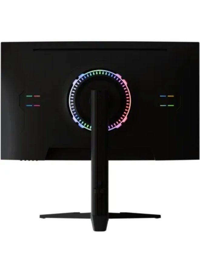 GREEN LION Enigma 27" Curved Gaming Monitor, 1080 Full HD Resolution, 240Hz Refresh Rate, VA Panel, AMD Free Sync, HDR Support, Adjustable Height Stand, Fast responce time 5ms , 1800R Curved Screen, 16:9 Aspect Ratio, LED Backlight - Black - Image 4