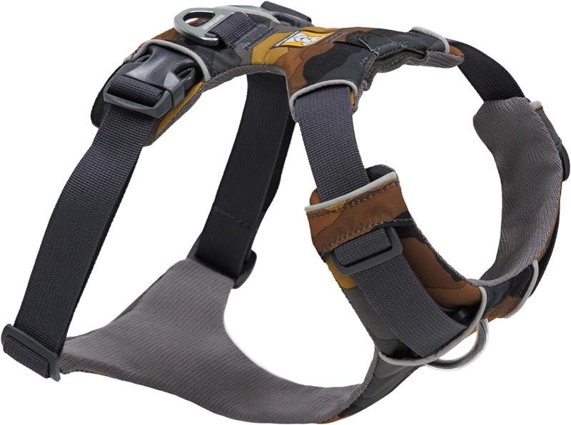 Ruffwear, Front Range Dog Harness, Reflective Soft Padded Everyday Harness with Dual Leash Clips, Adjustable and Lightweight Fit for Training or Walking for All Dogs, Moonlight Mountains, Medium - Image 1