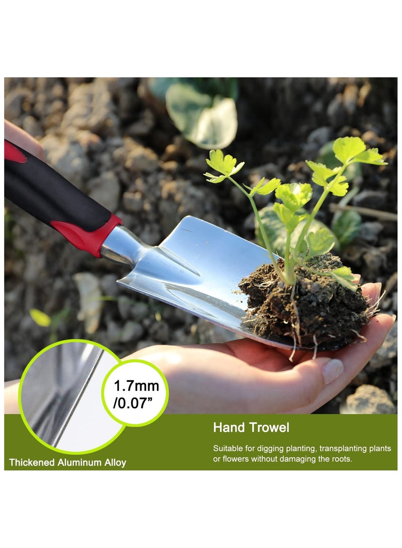 Generic 3 PCS Garden Tool Set – Heavy Duty Aluminum Hand Tools with Non-Slip Rubber Handle – Durable Gardening Kit for Men & Women - Image 3