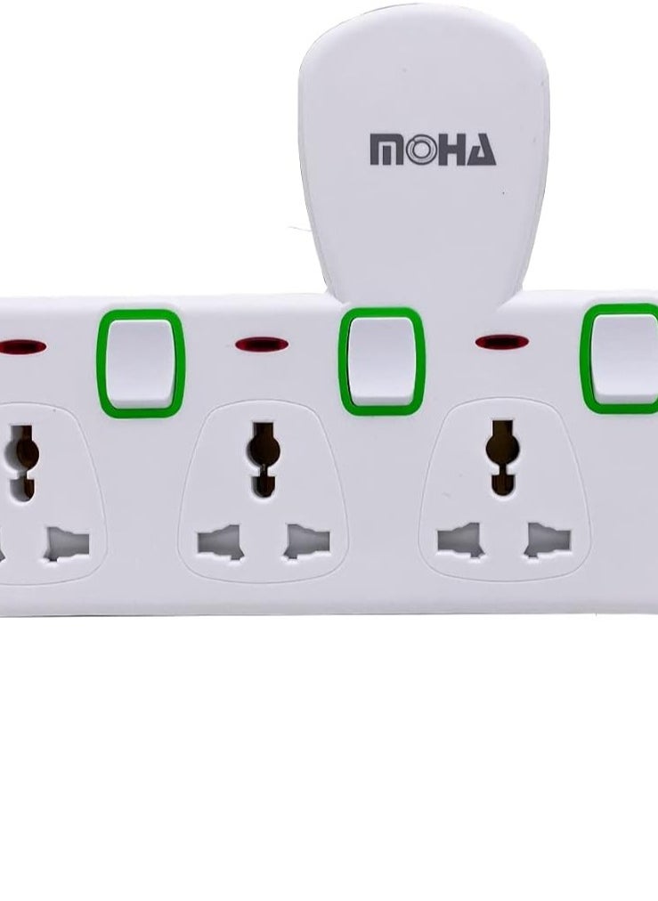 4 Universal Socket Multiway Direct Plug In Adaptor