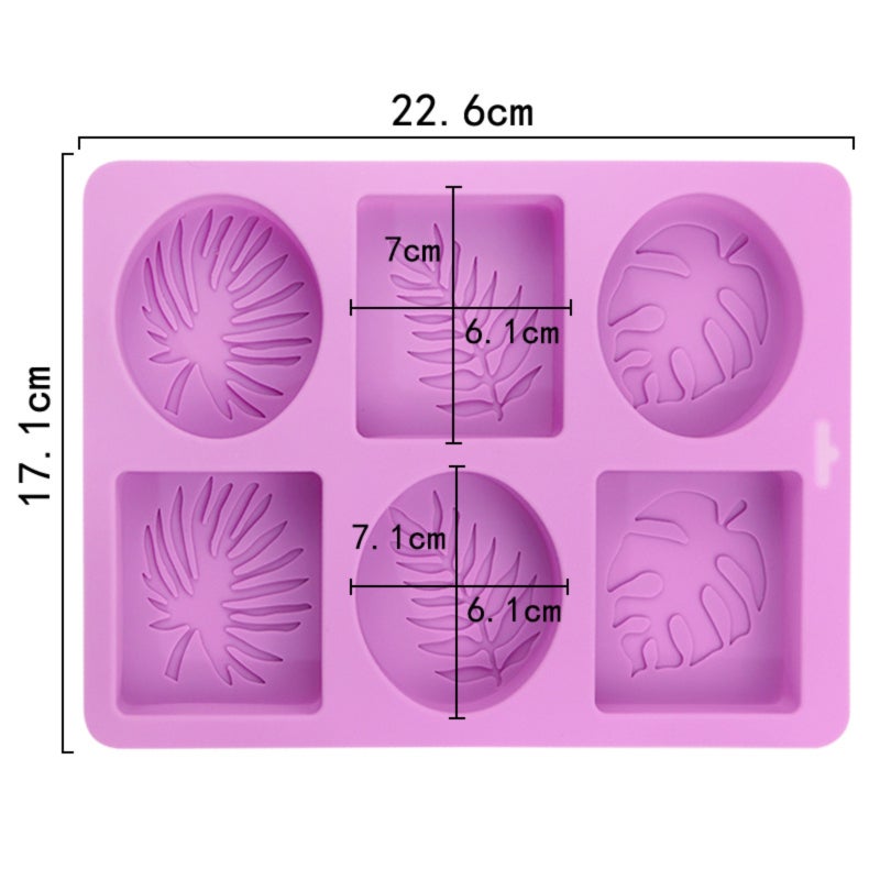Silicone Soap Mold: 2-Pack High-Quality Silicone - Easy Removal Durable Soap Making Mold for Home & Professional Handmade Soap Enthusiasts - Image 2