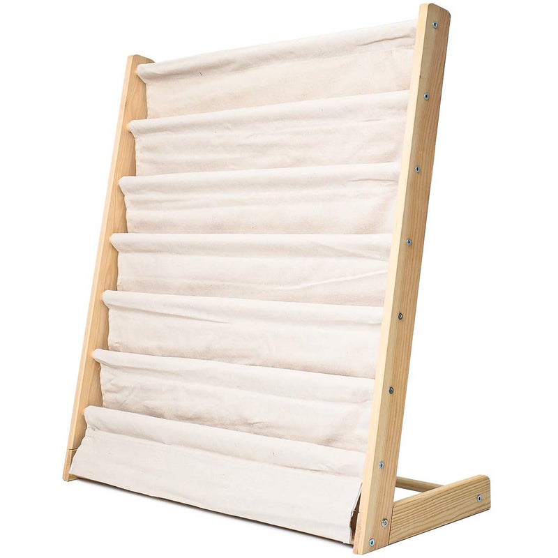 Morimoe Morimoe Sling Bookshelf Kids Book Rack Storage Natural Beige Beige W75cm 