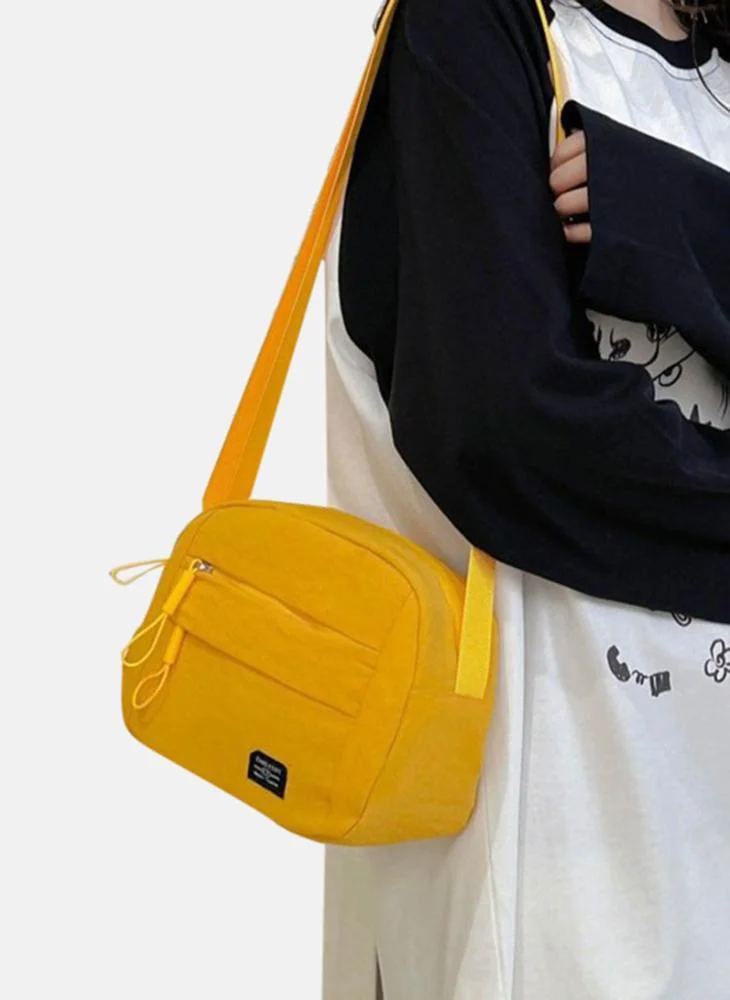 YUNIQEE Yellow Plain Lifestyle Sling Bag